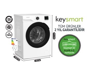 Keysmart 8 KG ÇAMAŞIR MAKİNESİ KEY 810 CM