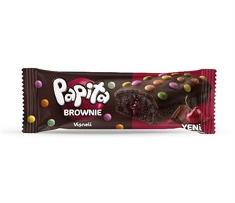 Papita Draje Şekerli Vişneli Kakaolu Kek