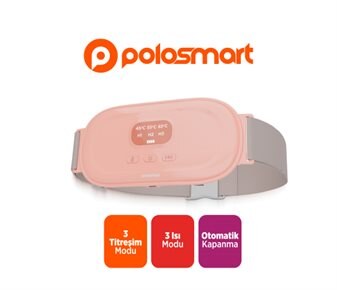 POLOSMART ISITMALI VE TİTREŞİMLİ KADIN ÖZEL GÜN KARIN KEMERİ PSC121