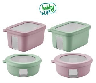 Hobby Life Lumira Çift Renkli Saklama Kabı Çeşitleri ~850 ml