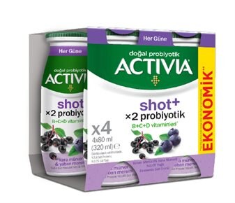 Activia Kara Mürveli & Yaban Mersinli Shot+