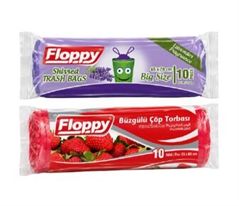 Floppy Büzgülü Çöp Torbası