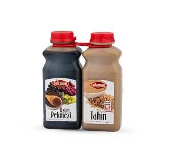 Lokman İkili Set Üzüm Pekmezi 500 g + Tahin 400 g