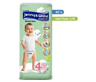 Jenny&Willy Bebek Bezi Premium Maxi