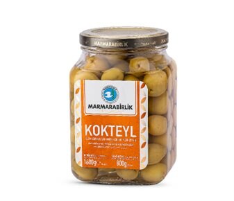Marmarabirlik Kokteyl Yeşil Zeytin 111-140 Adet/Kg