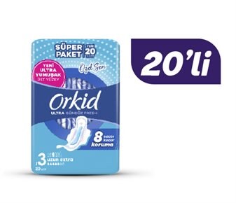 Orkid Hijyenik Ped Uzun Extra