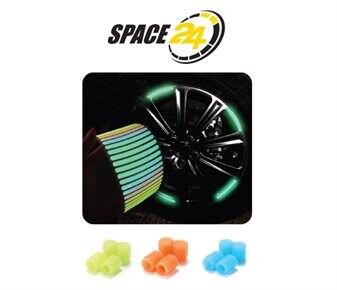 Space24 Tekerlek Etiketi ve Sibop Kapağı Seti