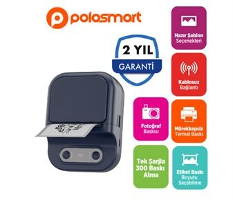 Polosmart Çok Fonksiyonlu Etiket Yazıcı PSM153