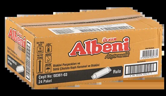 Ülker Albeni Karamelli Bisküvi 72 g 24'lü