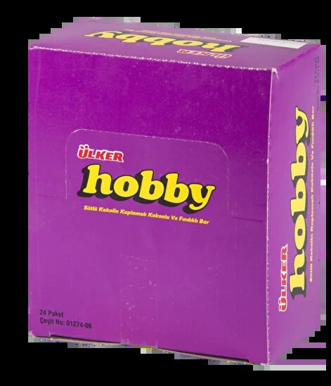 Ülker Hobby Çikolatalı Fındıklı Bar 25 g 24'lü