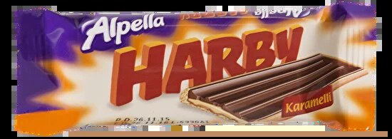 Alpella Harby Karamelli Bisküvi 25 g 24'lü