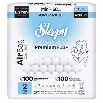 Sleepy Bio Natural Airbag No 2 Mini 68'li