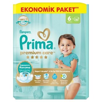 Prima Premium Ekonomik Süper 6 Beden 13-18 Kg 35'li