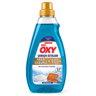Mr.Oxy Arap Sabunu Soda Katkılı Çamaşır Deterjanı Beyazlar 1.480 Ml