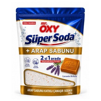 Mr.Oxy Süpersoda Arap Sabunlu Çamaşır Sodası 500 G