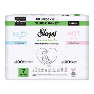 Sleepy Natural Double Soft 7 No 20-30 Kg 28'li