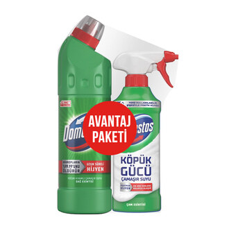Domestos Köpük Çam 450 Ml + Domestos Dağ Esintisi 750 Ml