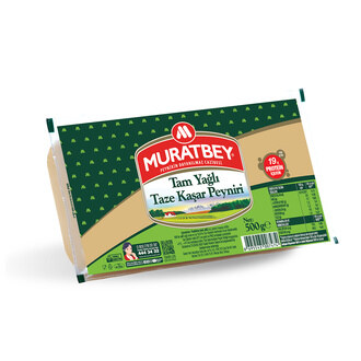 Muratbey Tam Yağlı Taze Kaşar 500 G