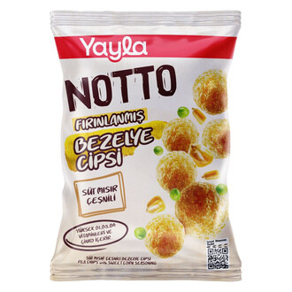 Yayla Notto Fırınlanmış Süt Mısır Çeşnili Bezelye Cipsi 55 G