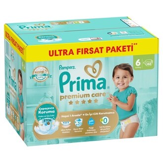 Prima Premium Care Fırsat Paket 6 Beden 13-18 Kg 62 Adet
