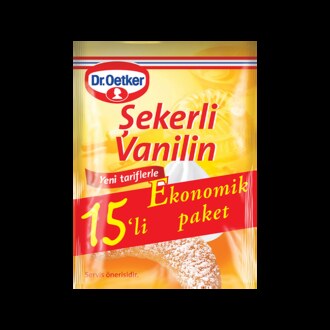 Dr.Oetker Şekerli Vanilin 15'li Paket 75 G