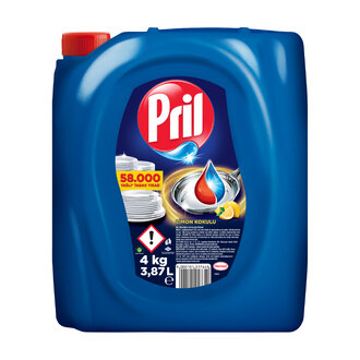 Pril Sıvı Bulaşık Deterjanı 4kg Limon