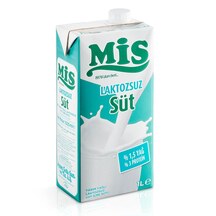 Mis Uht Süt Laktozsuz 1 L