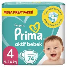 Prima Mega Fırsat Paketi Maxi Bebek Bezi 74'lü