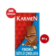 Karmen Fındıklı Çikolata 80 g