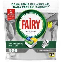 Fairy Platinum Hepsi Bir Arada Bulaşık Makinesi Kapsül 30'lu