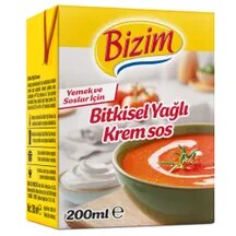 Bizim Bitkisel Yağlı Kremsos %20 Yağlı 200 ml